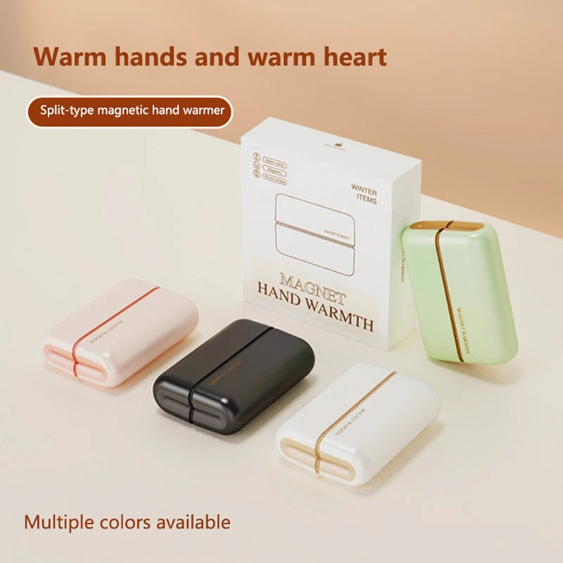 Magnetic hand warmer available in multiple colors with retail box