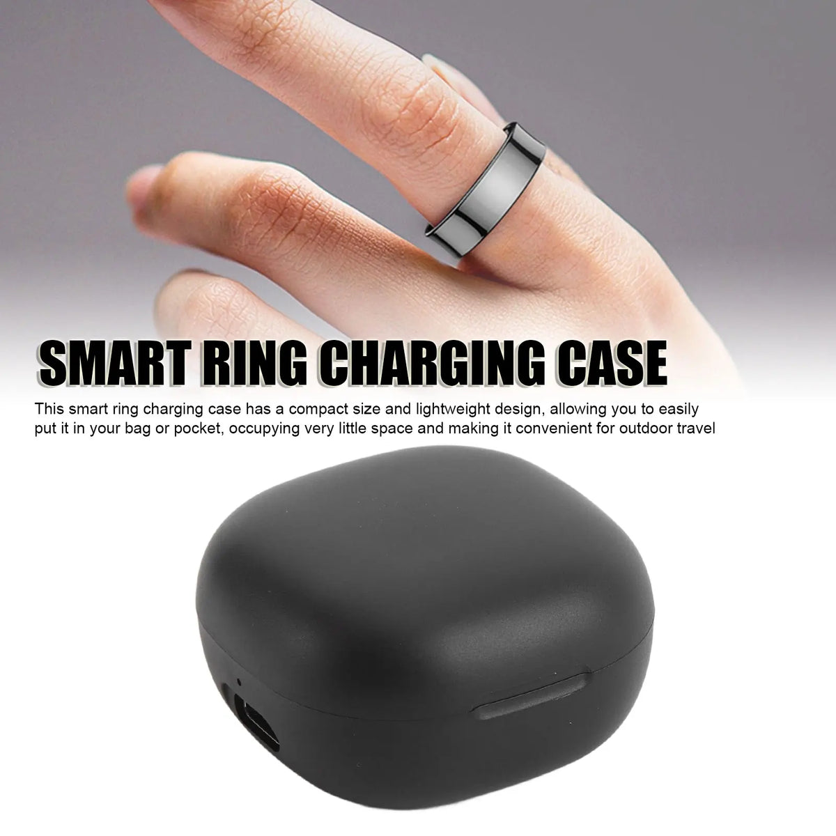 Smart health ring worn on a finger